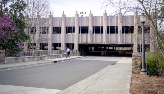 The Bryan Center Garage will be getting LED lights beginning this week.