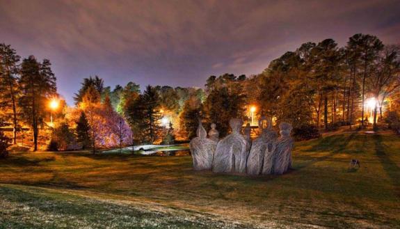 See "The Big Easy," Patrick Dougherty's new sculpture on the South Lawn in the Historic Gardens. Learn more about it on our blog.  Photo by Rick Fisher.