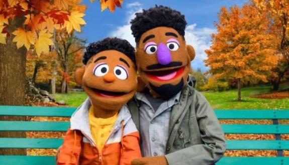 Sesame Street characters identified as Black
