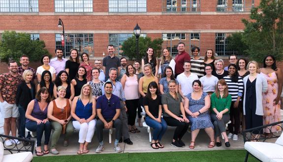 The Duke-Margolis Center employees, pictured in 2019, work to improve health, health equity and health care. Photo courtesy of the Duke-Margolis Center.