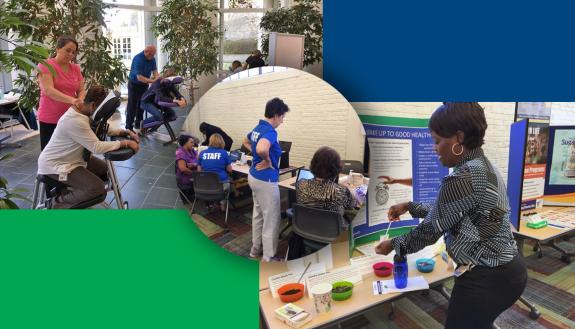 Explore Your Five Sense at Duke’s Wellness Expo. Free flu shots, massages and advice on well-being at expos on Sept. 18 and Oct. 26