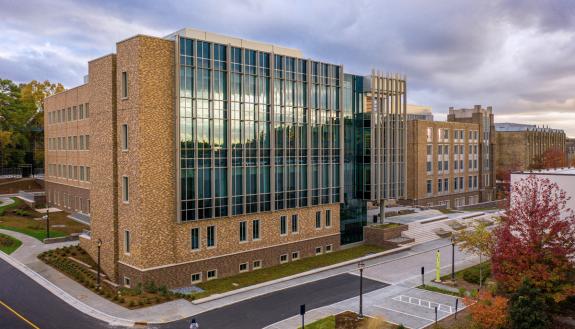 The Wilkinson Building is the newest addition to Duke's campus. Photo courtesy of University Communications.