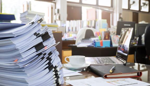 Beat a work crunch by asking for help, writing a list and saying no.
