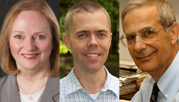 Duke faculty honored this year by the American Association for the Advancement of Science: Jane Pendergast, John Rawls and Joe Brice Weinberg.