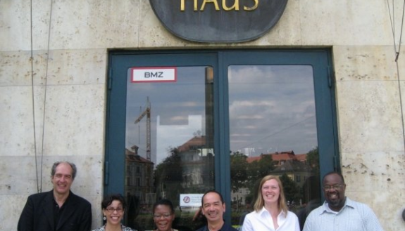 The German scholars in Amerika Haus