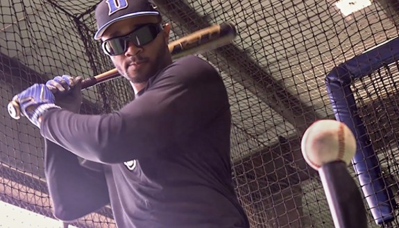 Duke baseball players participated in the study of the effectiveness of the vision training.