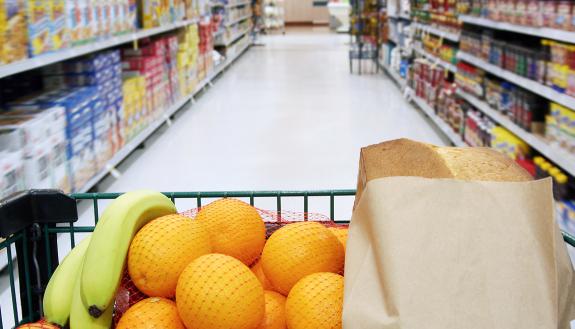 Make a grocery store plan, freeze produce and look at unit price to eat healthy on a budget.