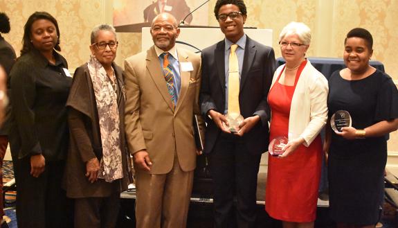 Cook Society honorees for 2018: Felicia Tittle, Andrea Harris, Rev. William Turner Jr., Michael J. Ivory Jr., Debra Brandon and Danielle Purifoy.