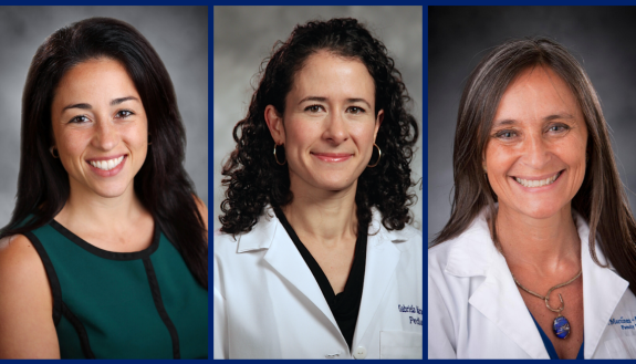 Professors Rosa Gonzalez-Guarda, Dr. Gabriela M. Maradiaga Panayotti and Dr. Viviana Martinez-Bianchi