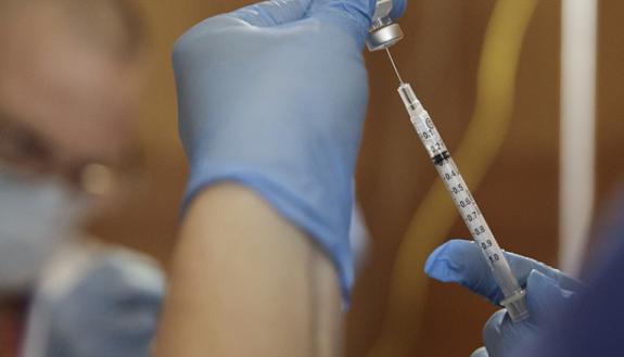 stock image of covid vaccine