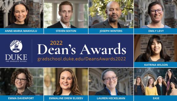 Graduate School dean's award winners