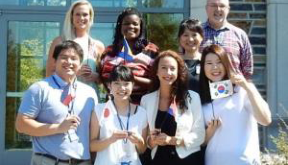 Global health nursing students at Duke