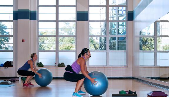 Throughout October, Duke employees can receive passes to try local gyms for free, including Duke's own Wilson Recreation Center, which offers a variety of exercise classes.