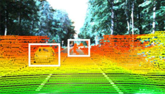 driverless car in security test