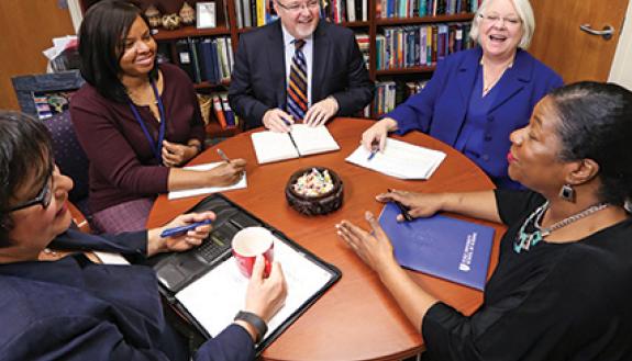 Planning out global strategy for the School of Nursing