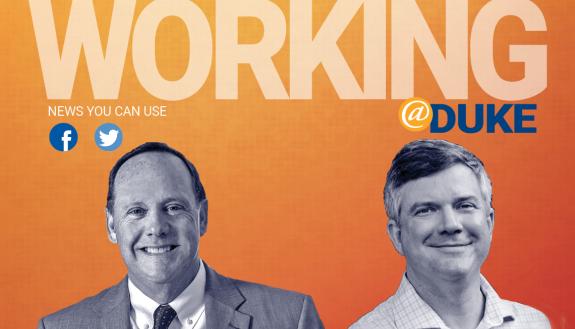 A video discussion with John Noonan, vice president for Facilities Management, and Matthew Stiegel, director of the Occupational and Environmental Safety Office.