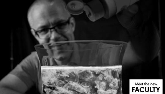 Duke professor Alexander Kiselev is trying to understand the equations that describe moving fluids from ocean currents to hurricanes. Photo by Megan Mendenhall, Duke Photography.