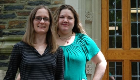 Julianne Bartlett, right, gave a shout out to her colleague Jennifer Becker by using the Making a Difference blog.