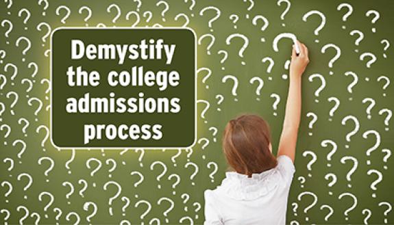 The College Admissions 101 seminar will include speakers from Duke's Undergraduate Admissions, Financial Aid, and Human Resources departments.