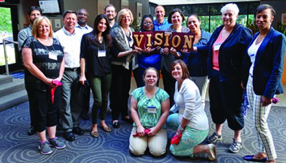 These Duke employees enrolled in the "Guide to Managing at Duke" program, which is one of the professional development programs offered by Learning and Organization Development. Photo courtesy of Learning and Organization Development