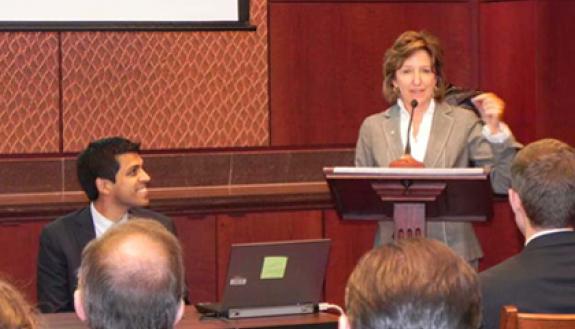 Sen. Kay Hagan discusses how universities can work with political and business leaders to drive entrepreneurship and economic growth.