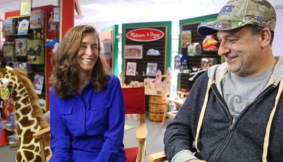 They started as young entrepreneurs. Now Melissa and Doug Bernstein help Duke students follow in their footsteps. Photo by Pilar Timpane