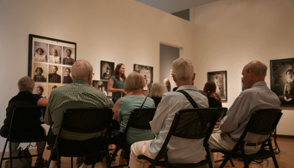 Reflections helps seniors fighting dementia to engage with art. Photo by Maya O'Neal