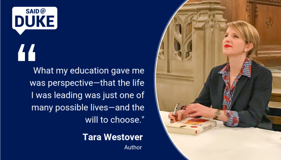 Author Tara Westover on what education gave her