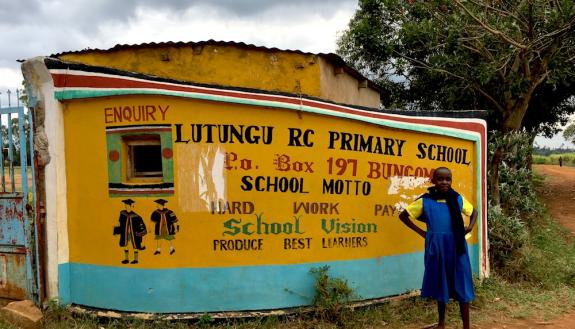 a primary school in Lutungu