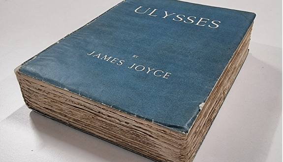Duke Libraries copy of an early edition of Ulysses