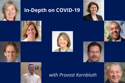 Sally Kornbluth with Duke faculty interviewed in Covid series