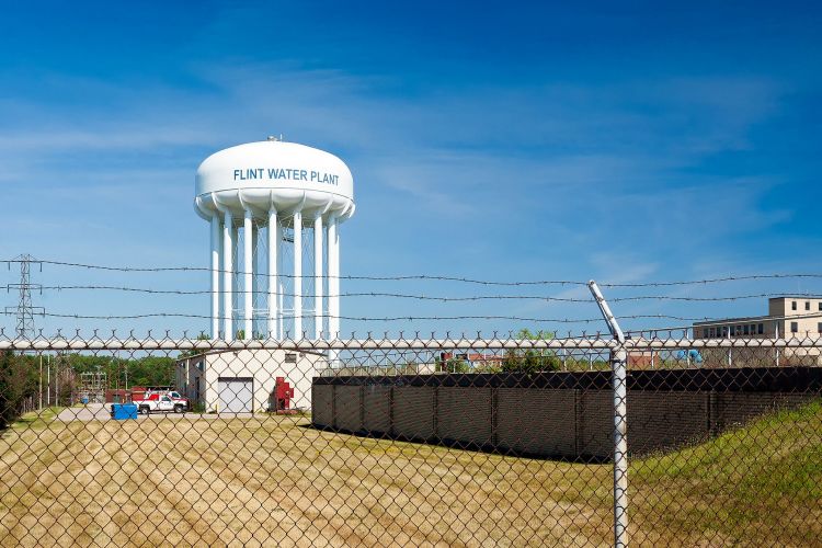 A Flint, Mich., water plant. Photo by George Thomas via Creative Commons.