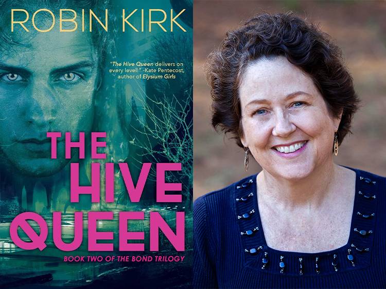 The Hive Queen Book cover with author Robin Kirk.