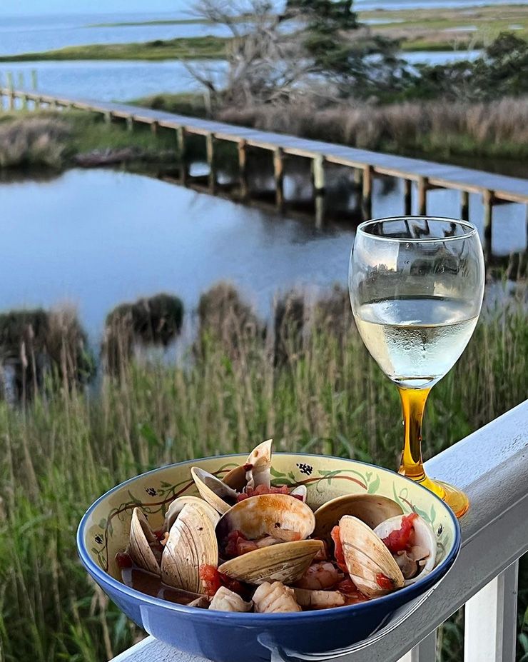 A seafood stew at the coast