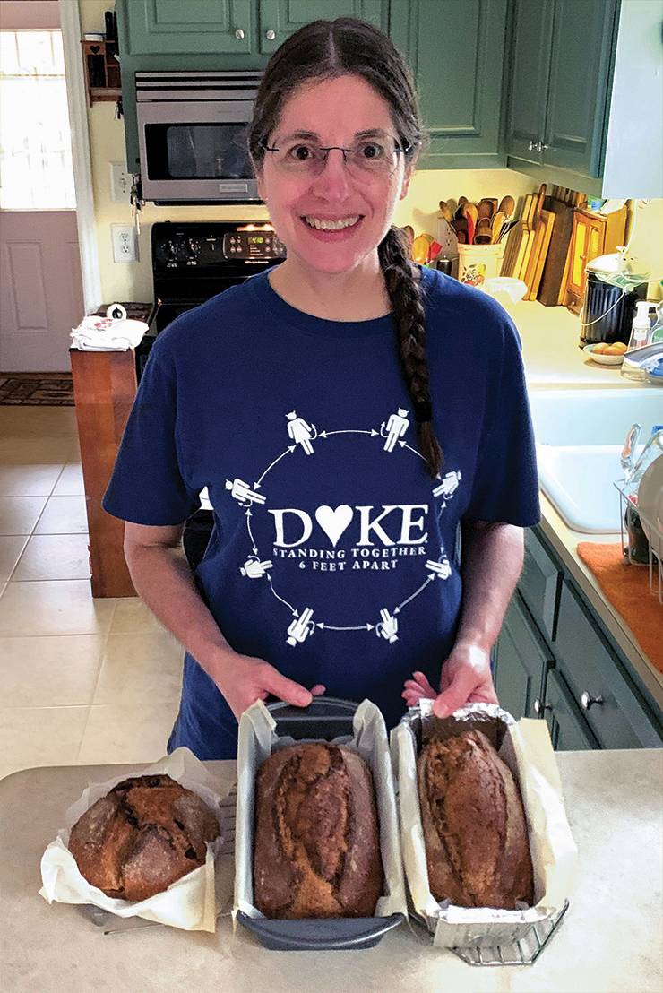 Brenda Tate turns out several loaves per week. Photo courtesy of Brenda Tate.