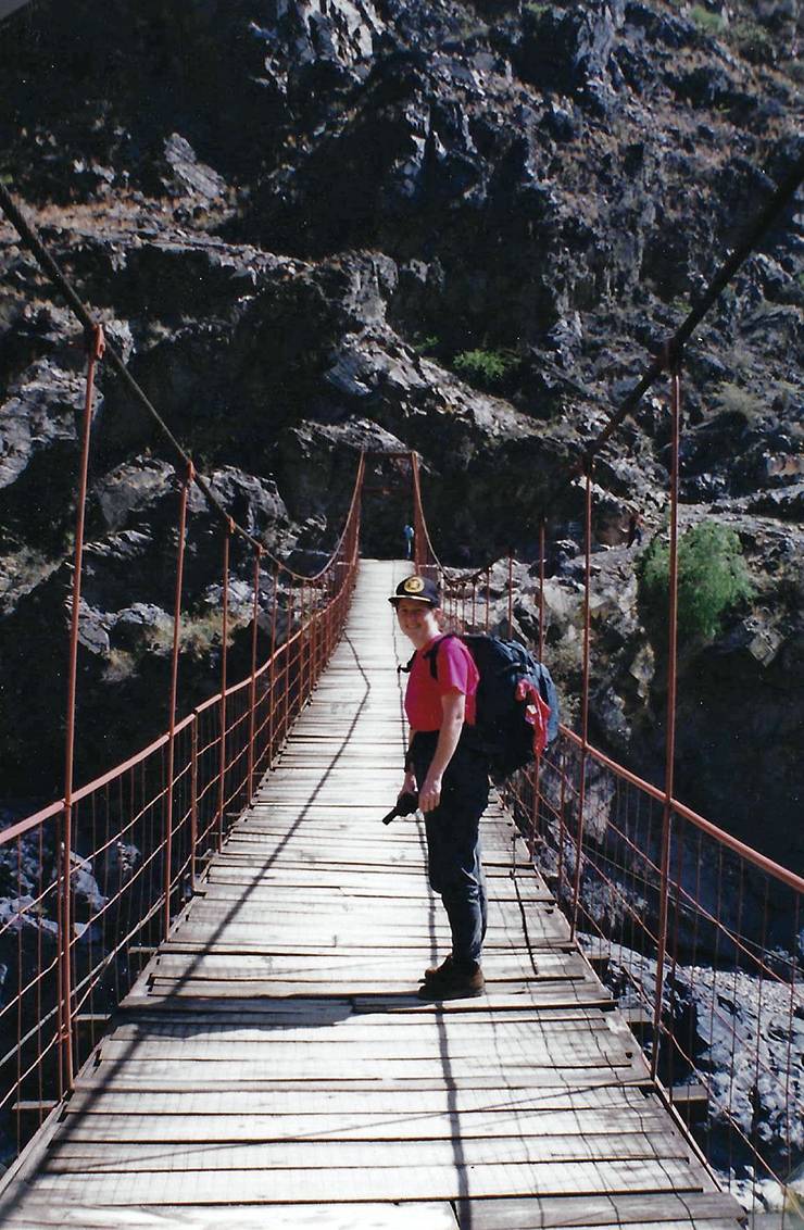 Robin Kirk during her days as a journalist in South America. Photo courtesy of Robin Kirk.