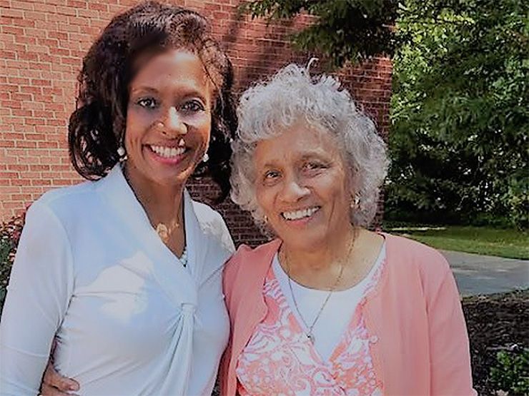 Debra Clark Jones, left, and her mother, Irene Clark. Photo courtesy of Debra Clark Jones.