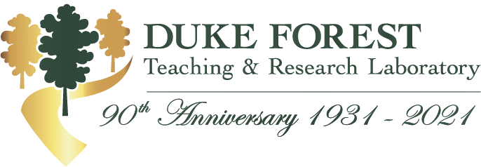 Duke Forest 90th anniversary logo
