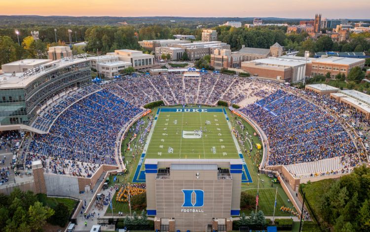 Brooks Field at Wallace Wade Stadium in 2022.