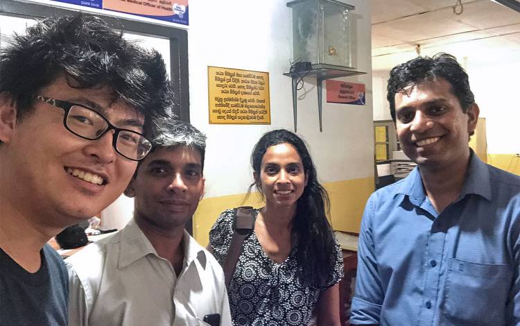 Prior to the COVID-19 pandemic, Guyana Tillekeratne worked closely with colleagues in Sri Lanka. Now these collaborations occur virtually. Photo courtesy of Gayani Tillekeratne.