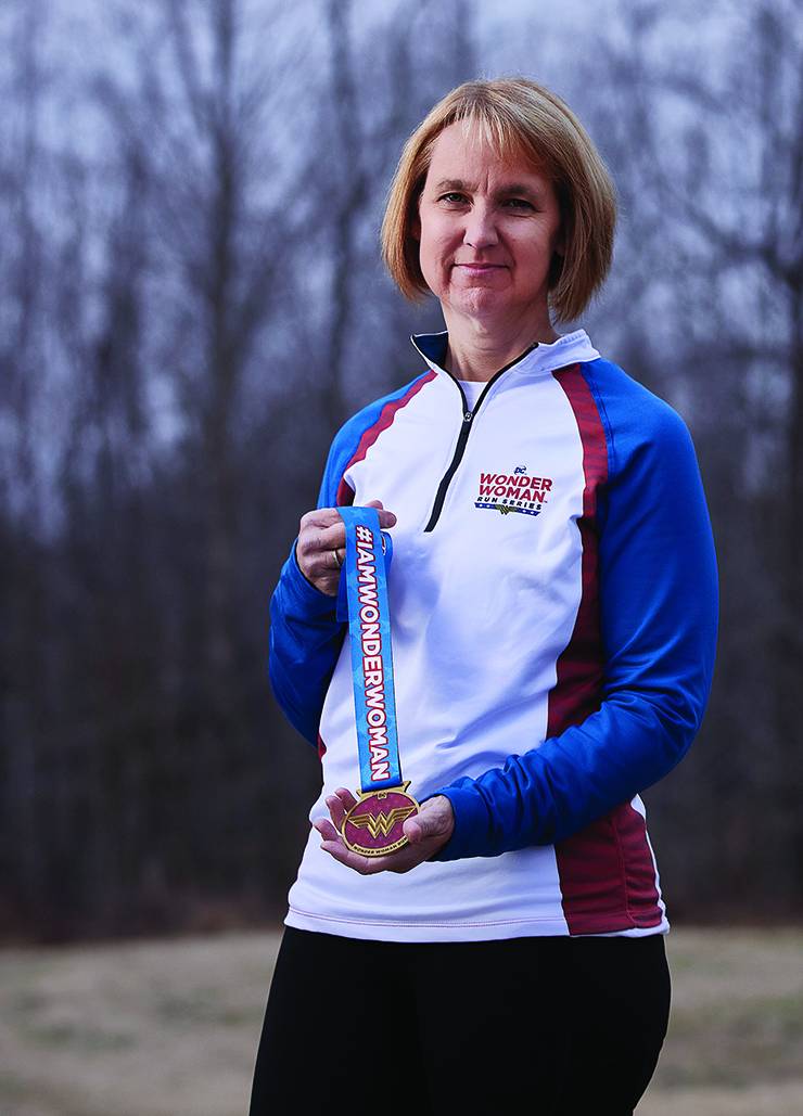 Without a commute for the past year, Heather Rabalais discovered a new passion in running and lost 22 pounds. Photo by Alex Boerner.