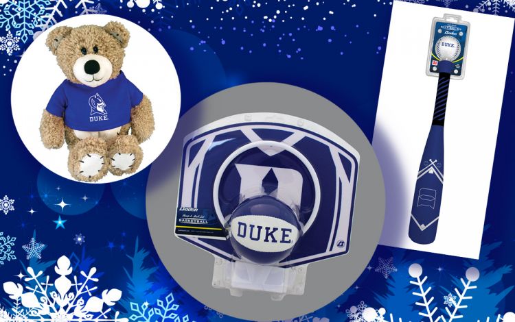 Young Blue Devils will enjoy these Duke toys. Images courtesy of Duke University Stores.