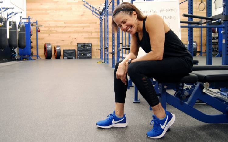 Lisa Jindra needs to bring energy to her role at Duke Recreation. So she needs shoes that can let her do just that. Photo by Stephen Schramm.
