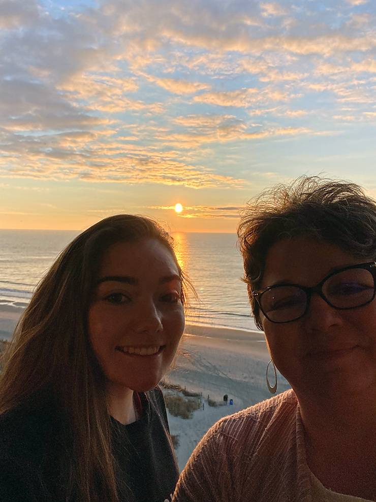 Melodie Goswick and her daughter took a quick trip to Wrightsville Beach over spring break. Photo courtesy of Melodie Goswick.