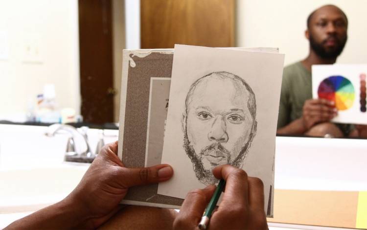 Durham artist William Paul Thomas will lead a sketching workshop. Photo courtesy of the Nasher Museum of Art.