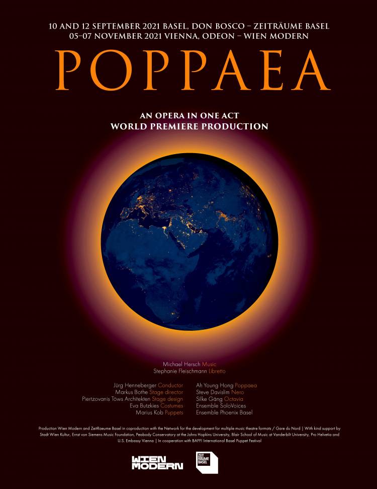 Opera poster for Poppaea