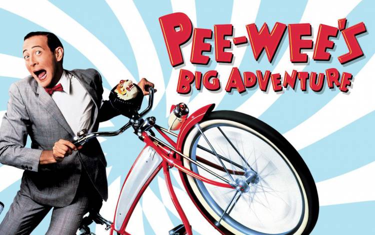 Pee Wee Herman and his bike.