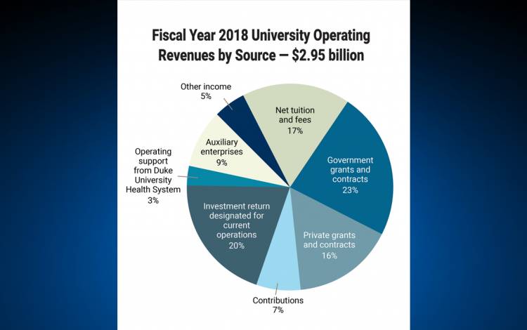 A chart of Duke's revenues.