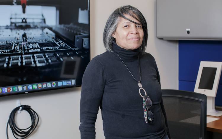 Rochelle Newton has four decades of experience working in information technology. Photo by Justin Cook.