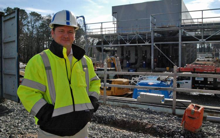 Steve Carrow has been a project manager with Duke Facilities Management for 12 years. Photo by Stephen Schramm.